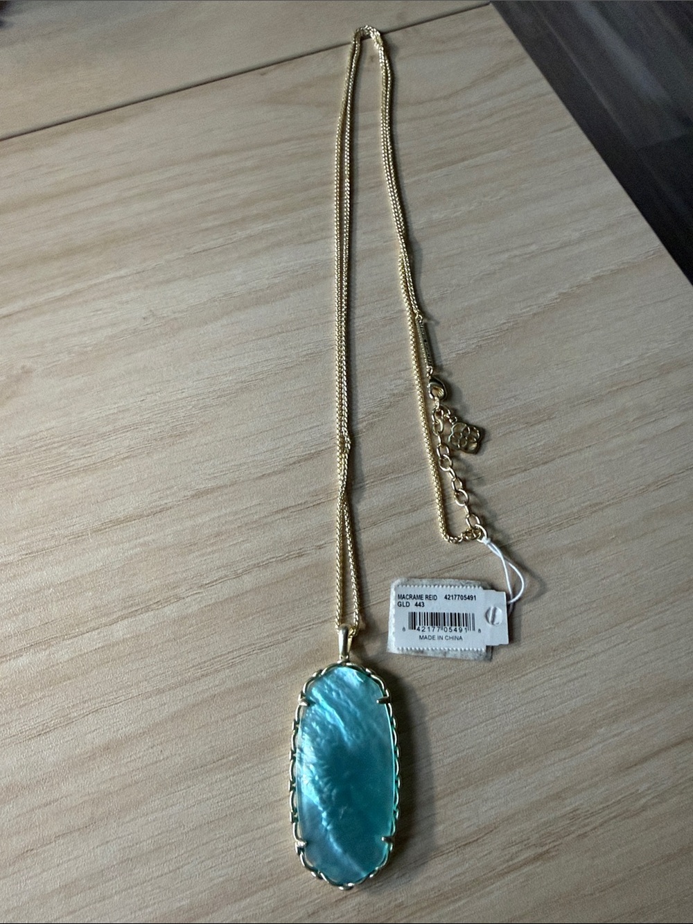 Kendra Scott Reid Macrame Pendant necklace